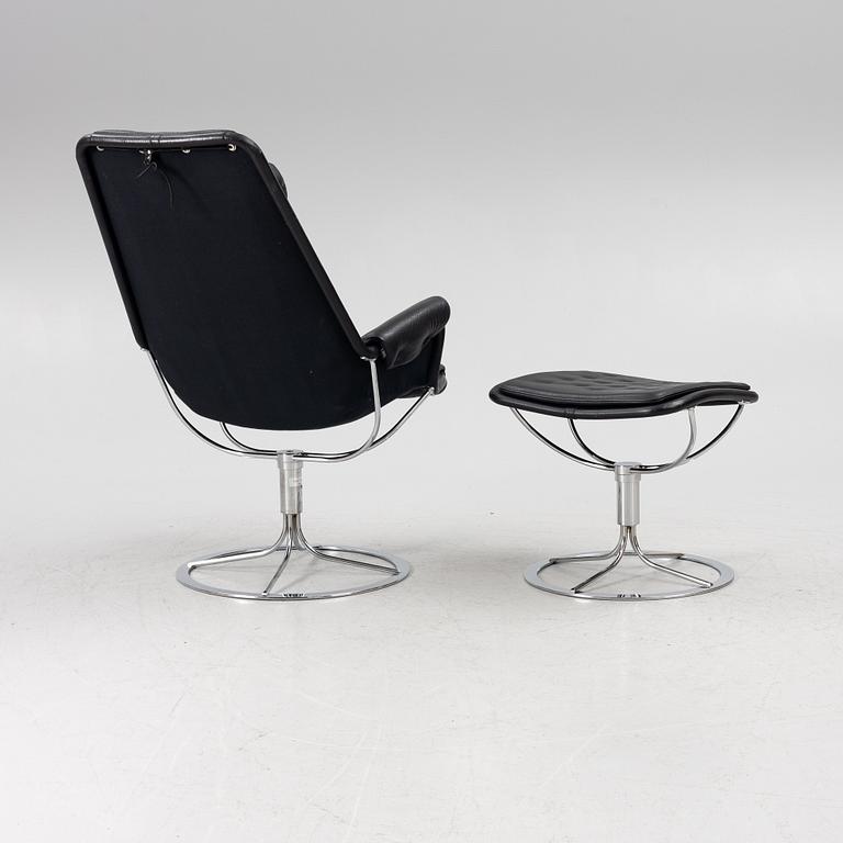 Bruno Mathsson, fåtölj med fotpall, "Jetson", Dux och Bruno Mathsson International, 2000-tal.