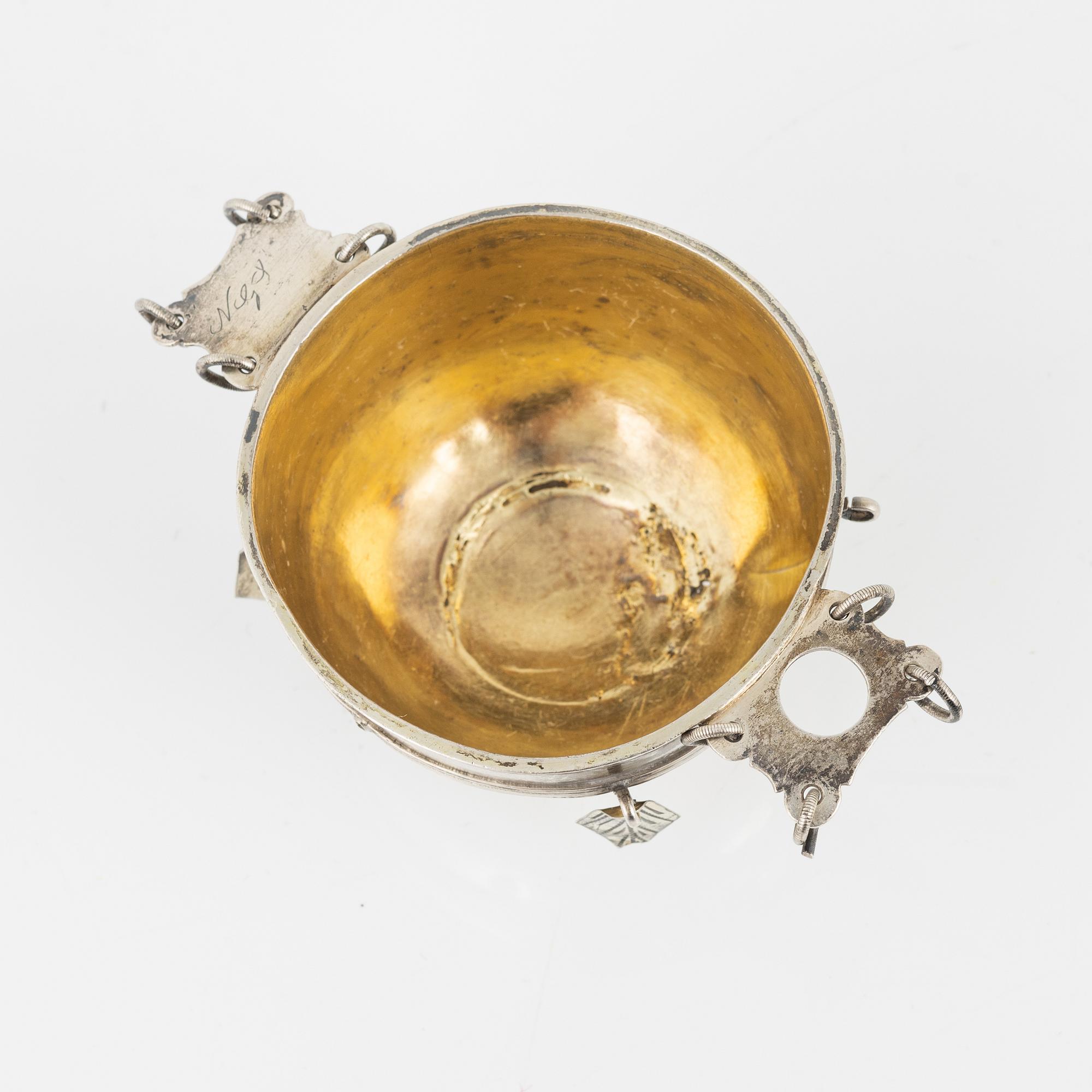 Four pieces of Sami silver, 19th-20th Century.