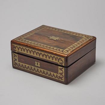 A dressing casket, 19th ct.