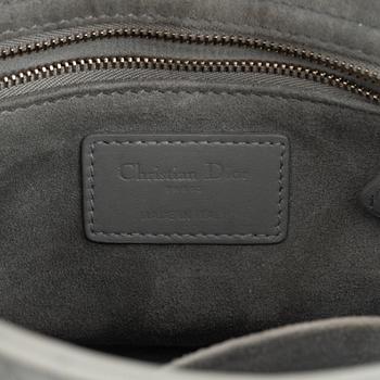 Christian Dior, A Ultramatte Gray Stone Cannage Calfskin 'Lady Dior my ABCDIOR bag'.