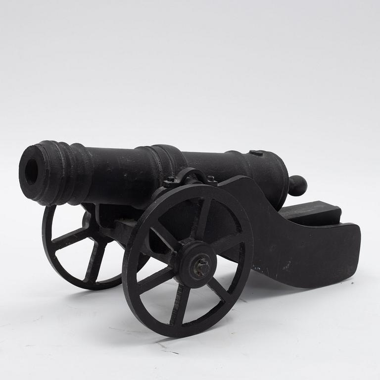 An iron salute cannon, second part of the 20th Century.