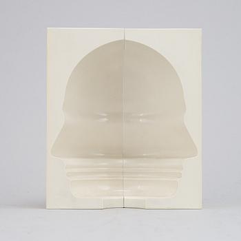 Sivert Lindblom, sculpture, 2 parts, plastic, stamped 1968.