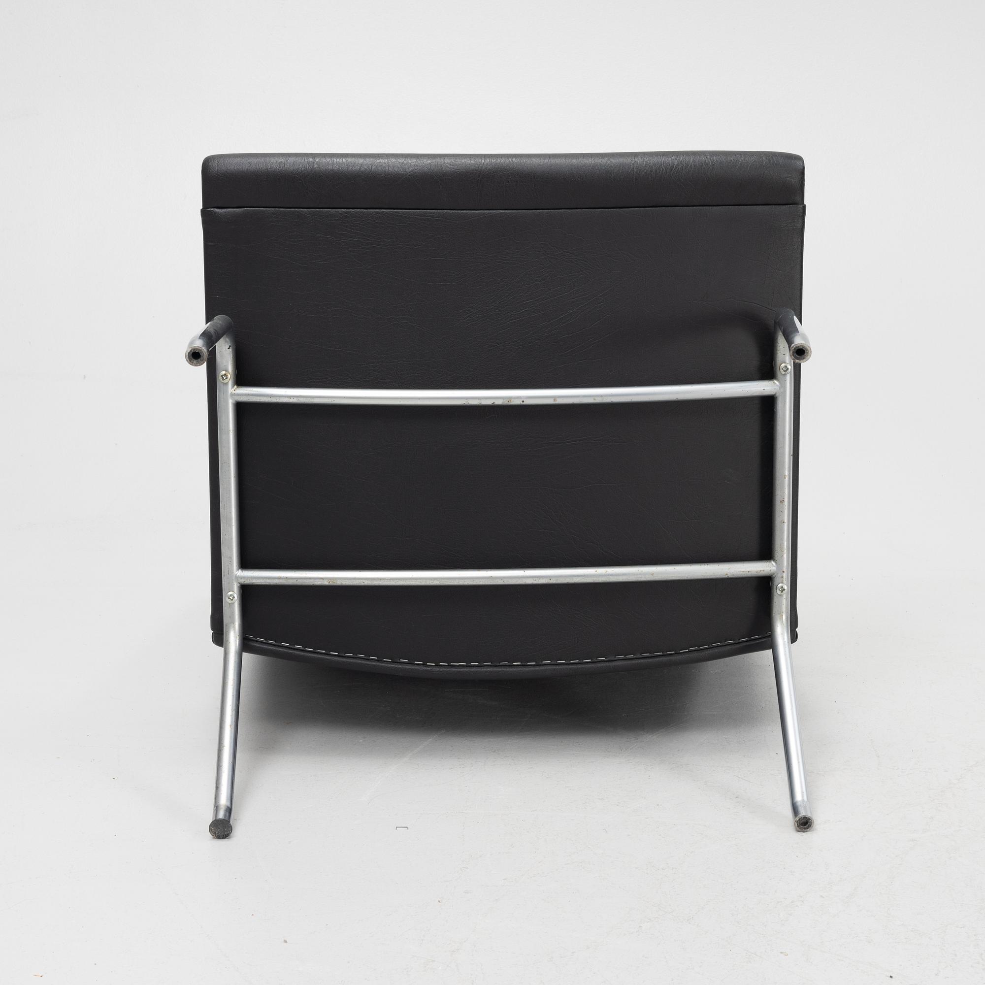 Hans J Wegner, fåtöljer, ett par, "Kastrup Airport Lounge Chair", Danmark.