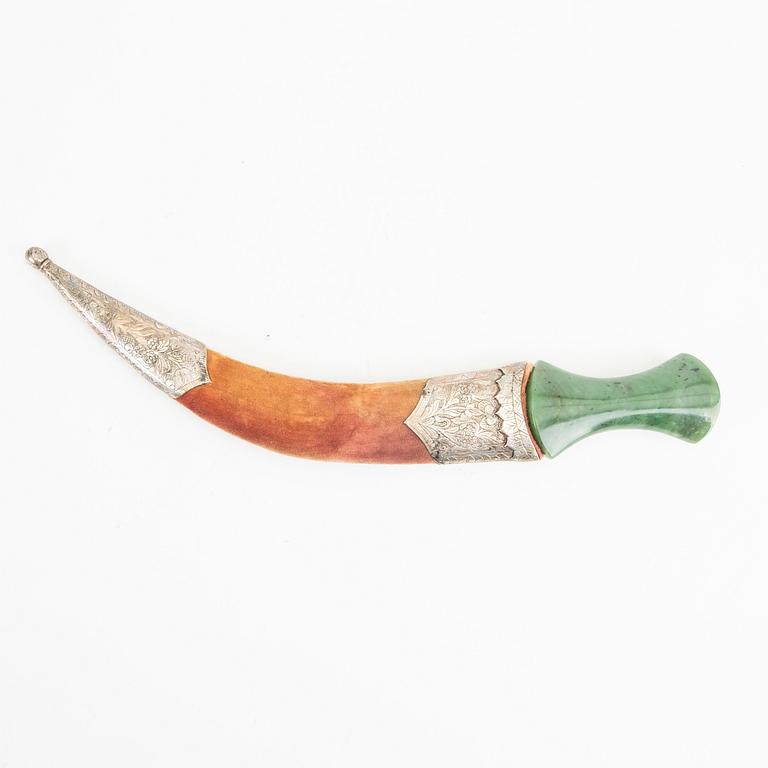 Khanjar, dagger, indopersian for the ottoman market, turn of the Century 1900.