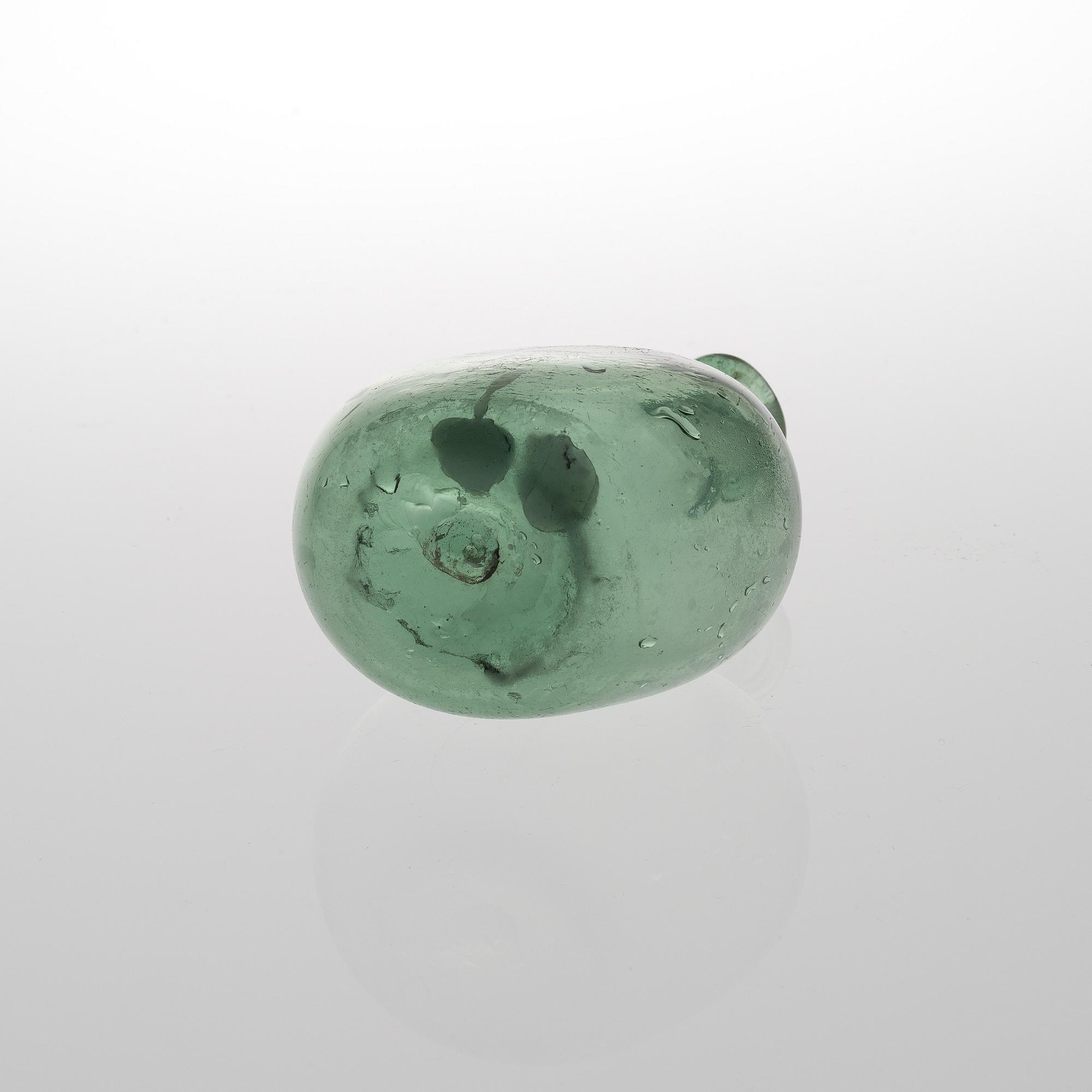 GLASFLASKA, Finland 1800-tal.