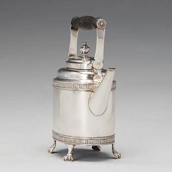 A Swedish Gustavian silver tea-pot, mark of Magnus Ljungqvist, Kristianstad 1796.