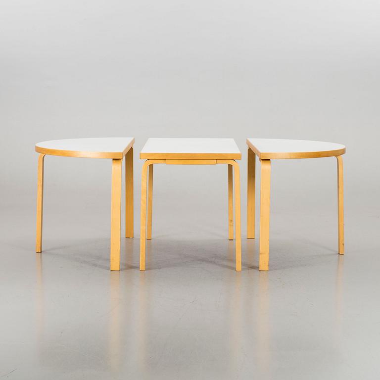 ALVAR AALTO, matbord, 3 delar, 1900-talets andra hälft/slut.