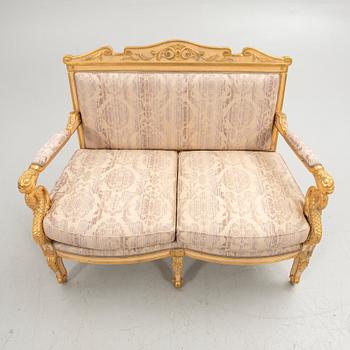 Soffa, empirestil, 1900-talets första hälft.