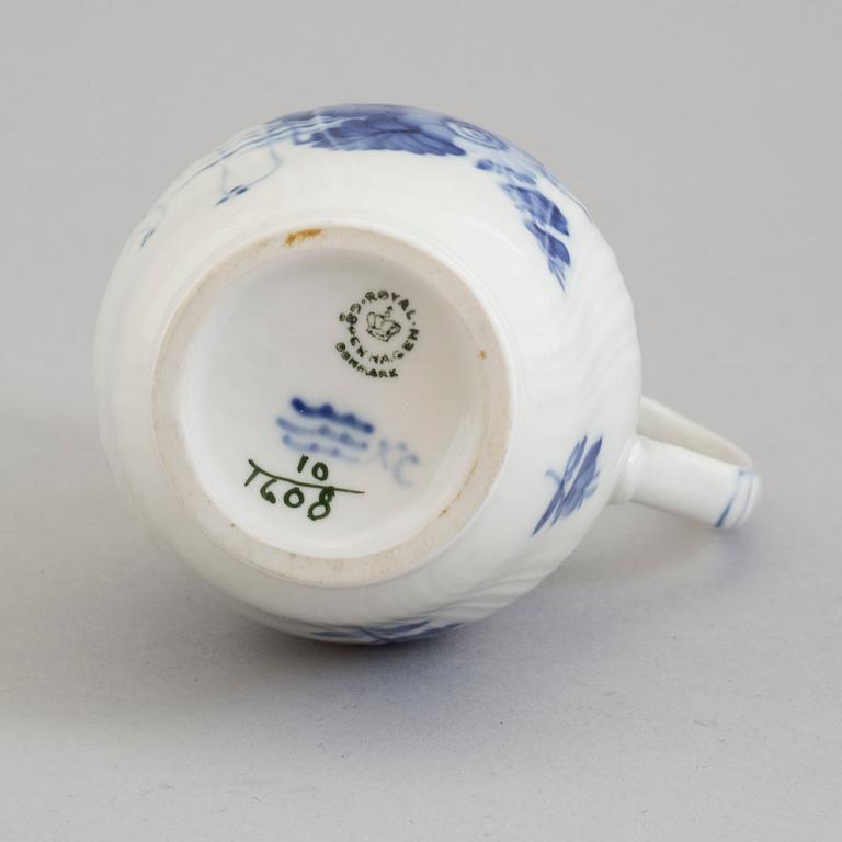 A 83 pcsporcelin service, 'Blå Blomst', Royal Copenhagen, Denmark, second half of the 20th century.