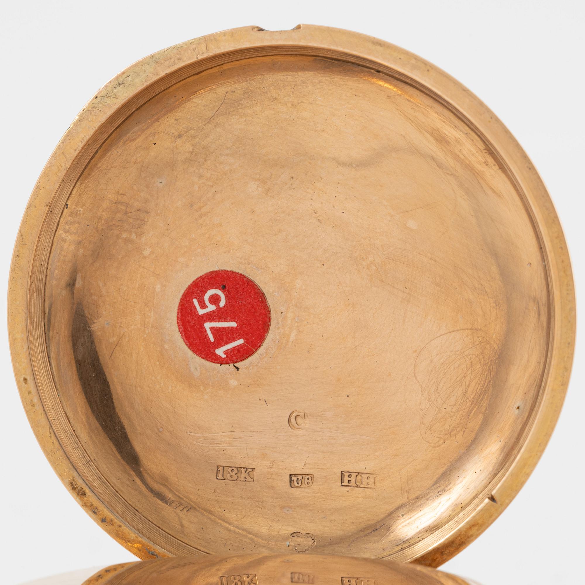 Halda, pocket watch, 40 mm.