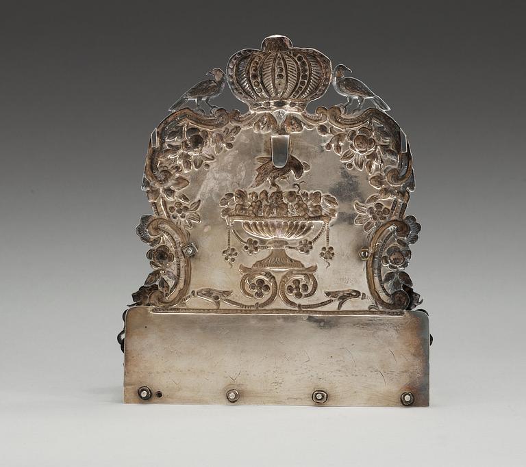 CHANUKKASTAKE, av Antoni Riedel, Warzawa (verksam sent 1800-tal).