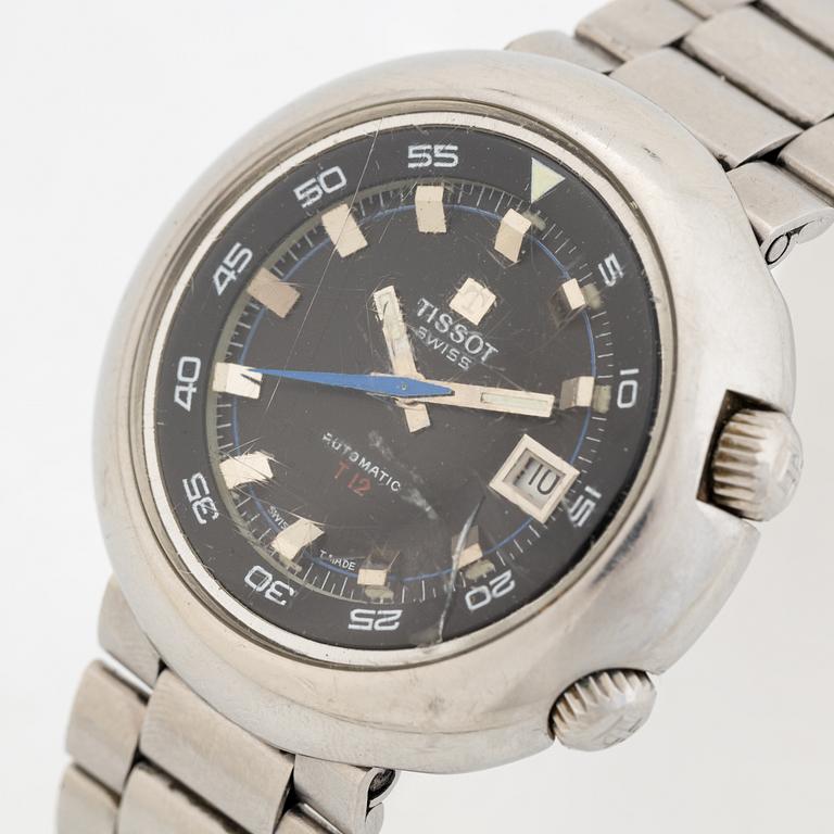 Tissot, T 12, wristwatch, 44 mm.