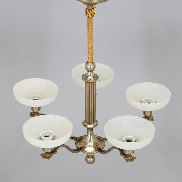A 1930s ceiling lamp.