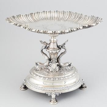 A 19th century silver 800/1000 tazza.
