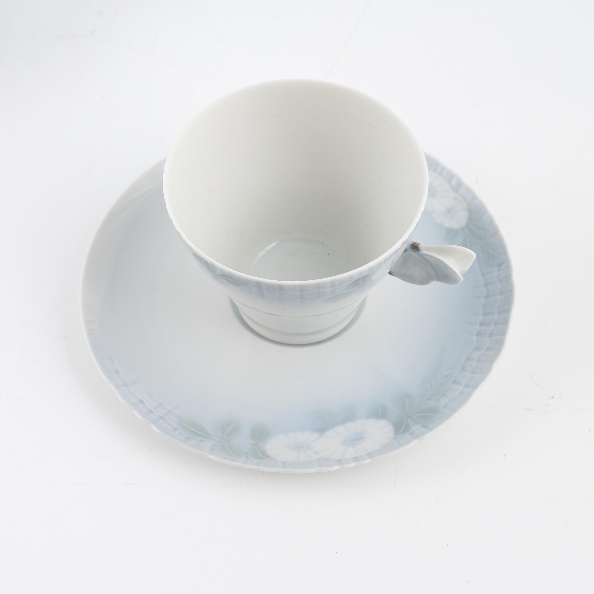 Arnold Krogh, teservis, "Midsommarnattsdröm", 24 delar, Royal Copenhagen, Danmark.
