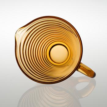 A GLASS PITCHER BY AINO AALTO, "Bölgeblick". In production 1935-1938.