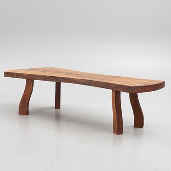 Soffbord, "Naturbord", C-A Beijbom, Simlingegården Klagstorp, signerat och daterat 1972.