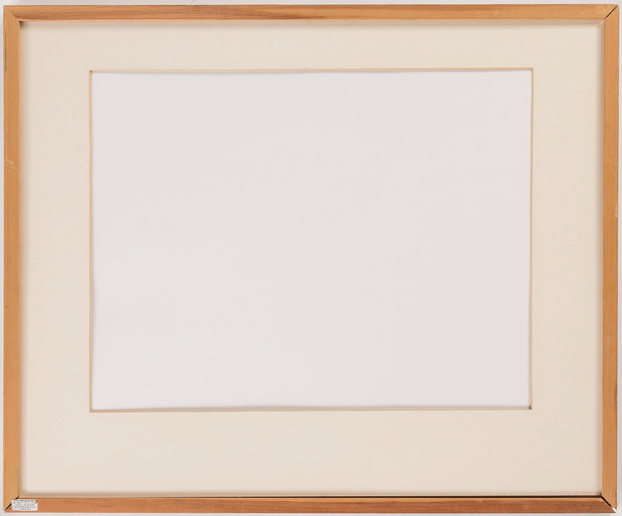 PETER WEISS, gouache on paper.