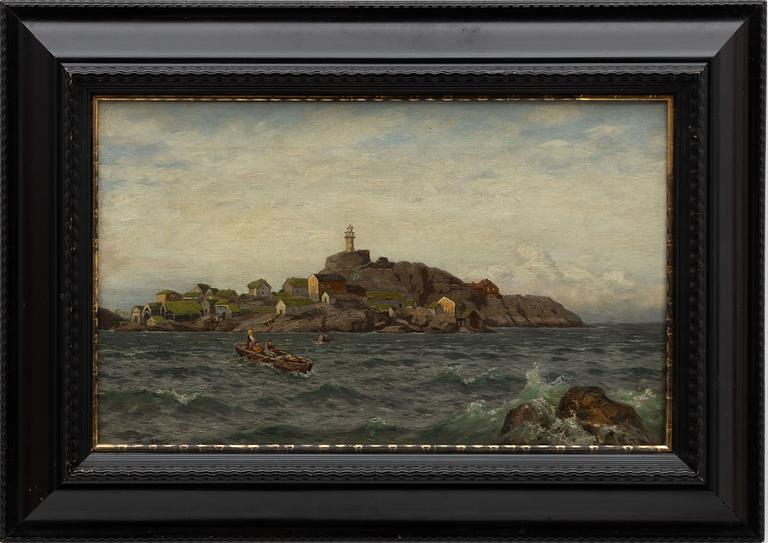 Unknown artist, 18th/19th century, By the island.