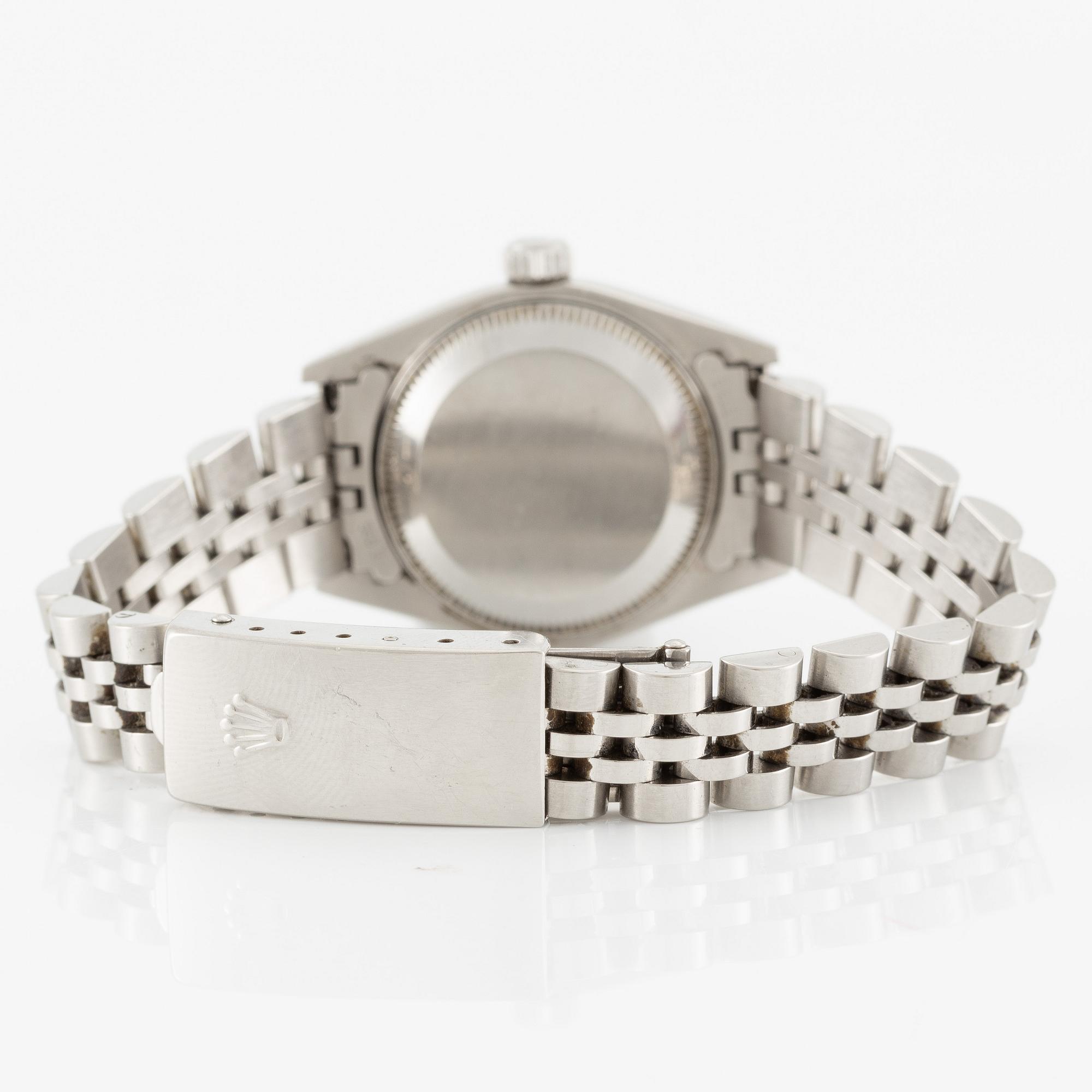 Rolex, Oyster Perpetual, Datejust, "Diamond Dial", wristwatch, 26 mm.