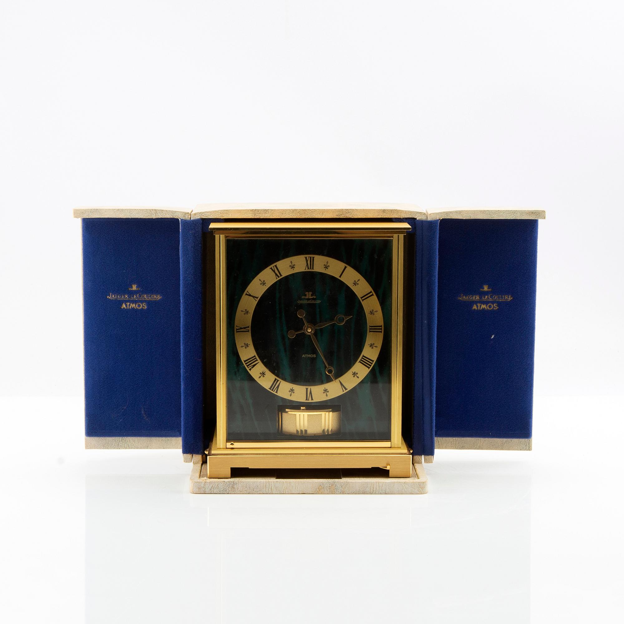 Jaeger-LeCoultre, bordsur "Atmos", 1970-tal.