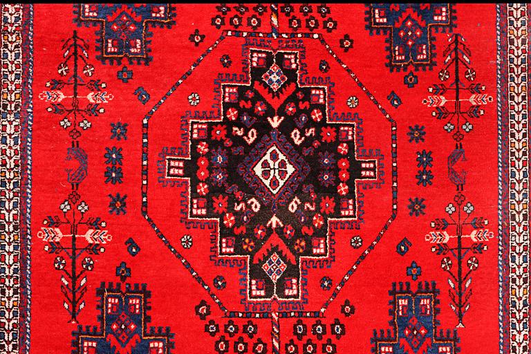 An Afshar rug, a. 225 x 155 cm.