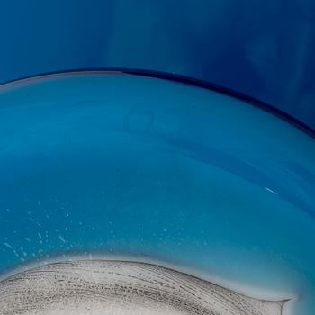 Oiva Toikka, lasilintu, "Turkinkana", signeerattu O. T. II Nuutajärvi 2005.