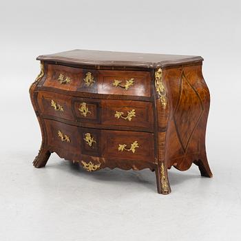 A Swedish Rococo Chest of Drawers, 18th century.
