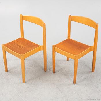 A set of ten 'Stapelstol USA-1' chairs, Bjärnums Möbelfabriker AB, 1960's/70's.