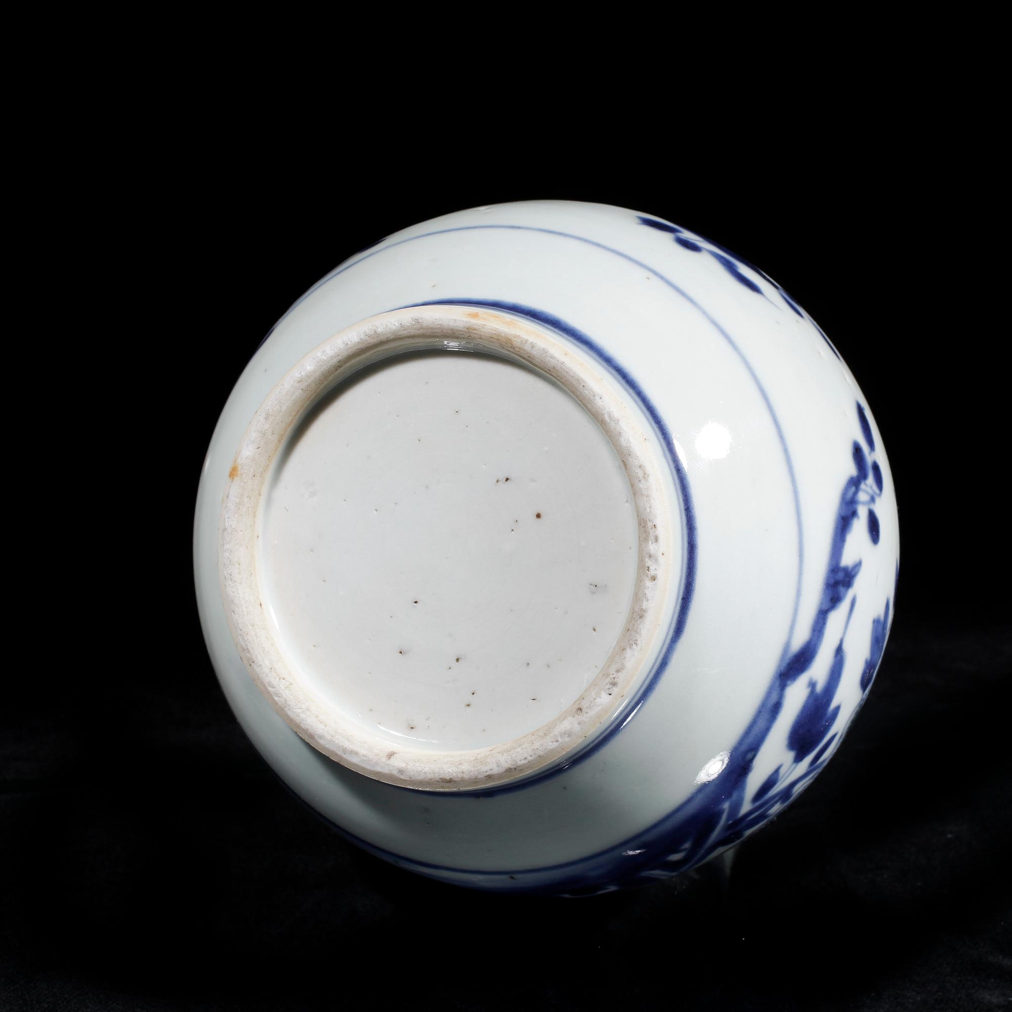 FLASKA. Porslin, Qing dynastin.