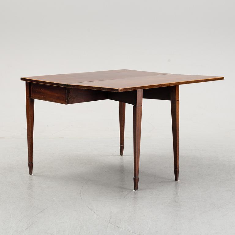 A mid 19th Century mahogany card table.