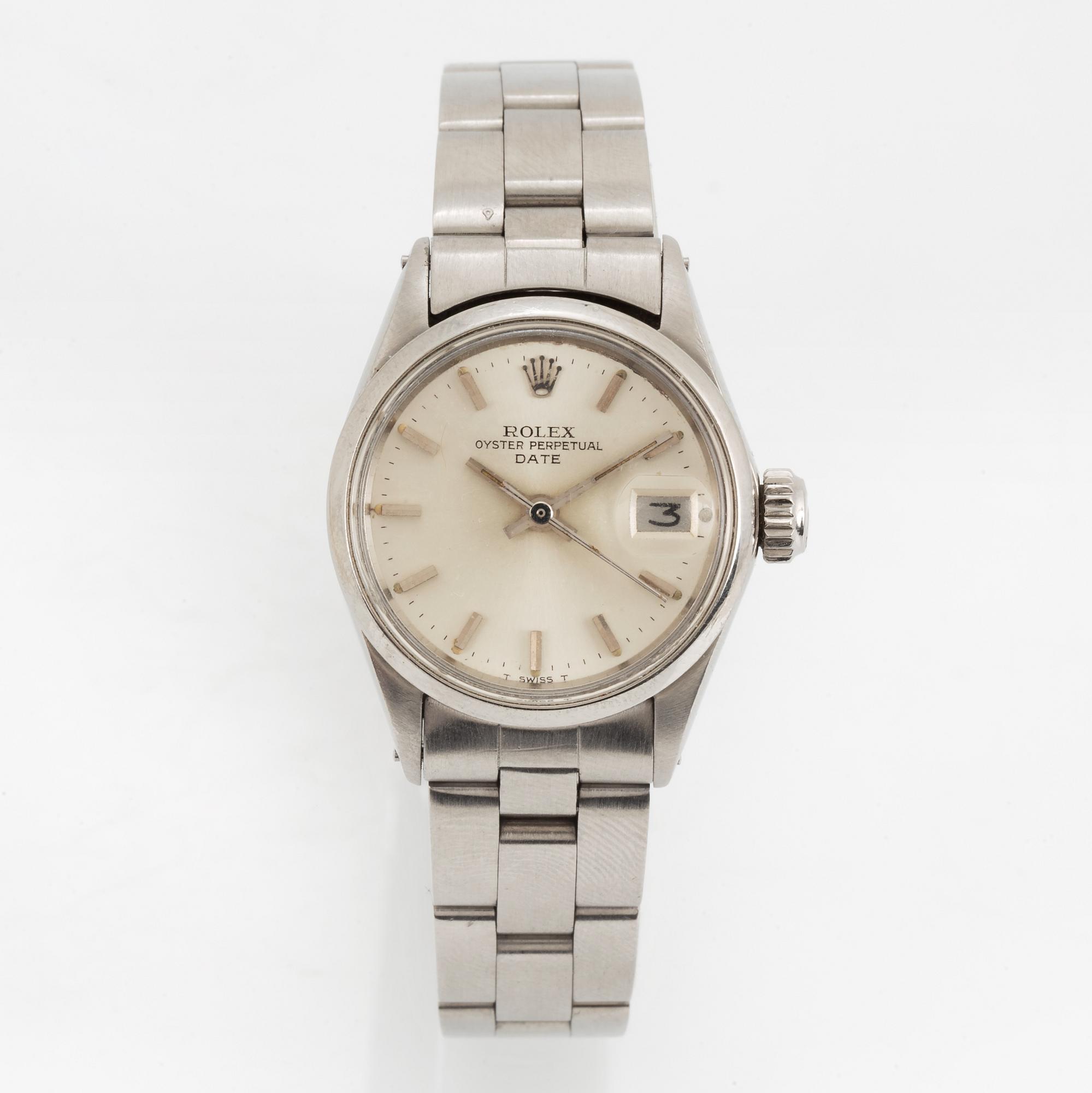 Rolex, Oyster Perpetual, Date, armbandsur, 25 mm.