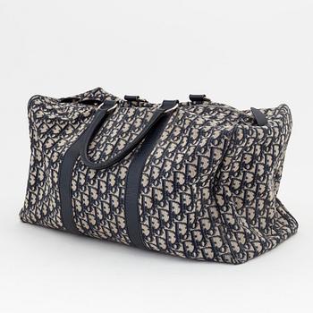 Christian Dior, a canvas 'Speedy' weekendbag and belt, size 85.