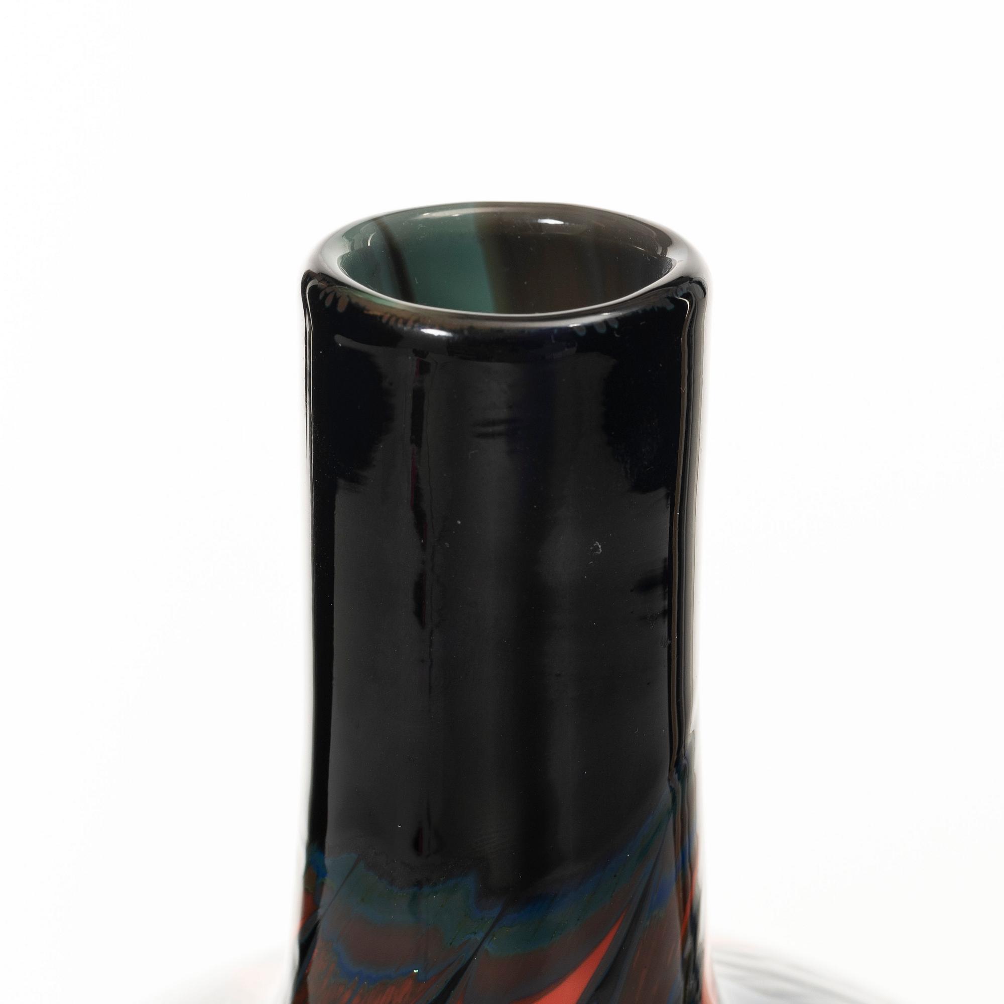 Eva Englund, a 'Millefiore Röd' vase, Orrefors, 1990.