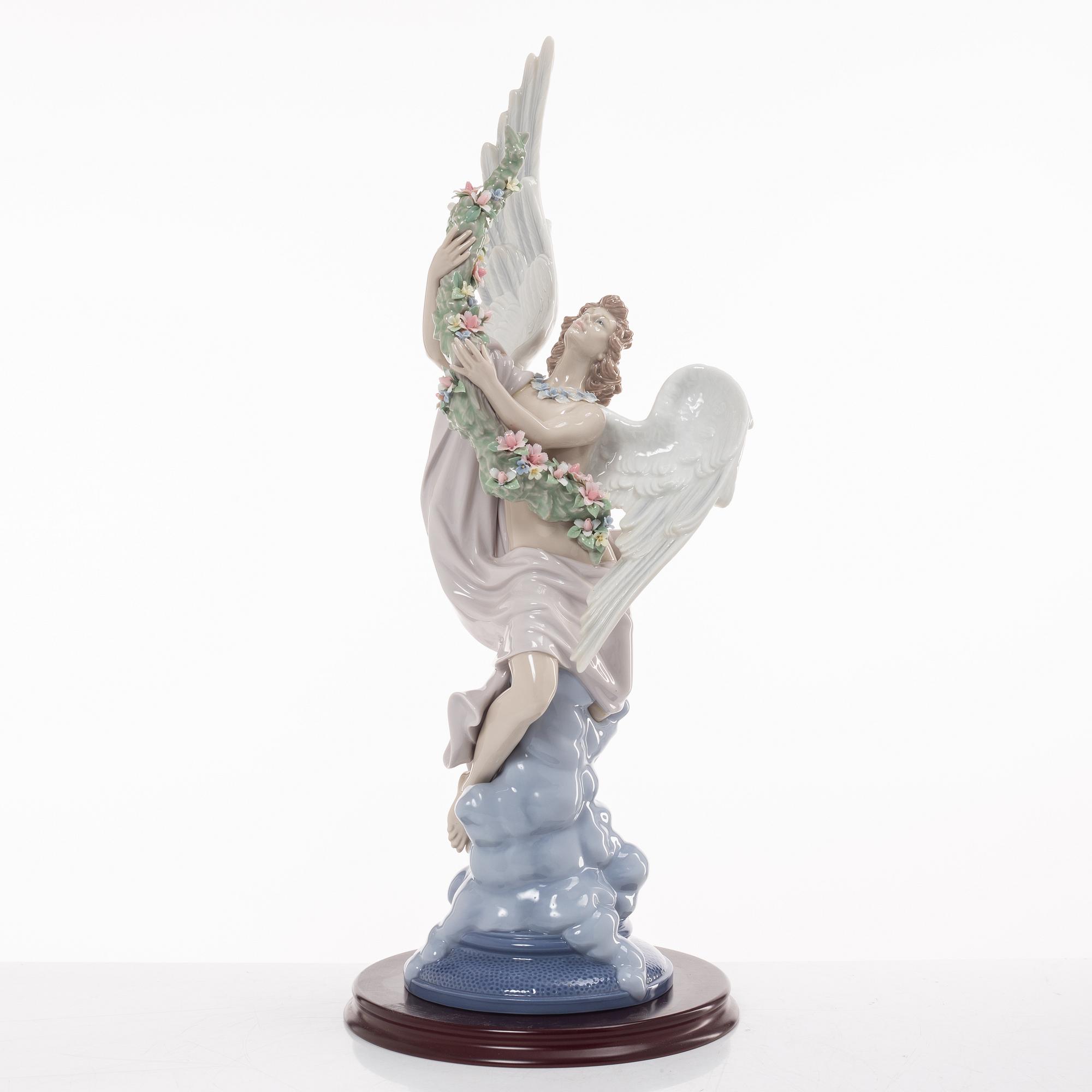 Salvador Furió, figurine, "Celestial Ascent", Lladró, Spain, 2000-2001.