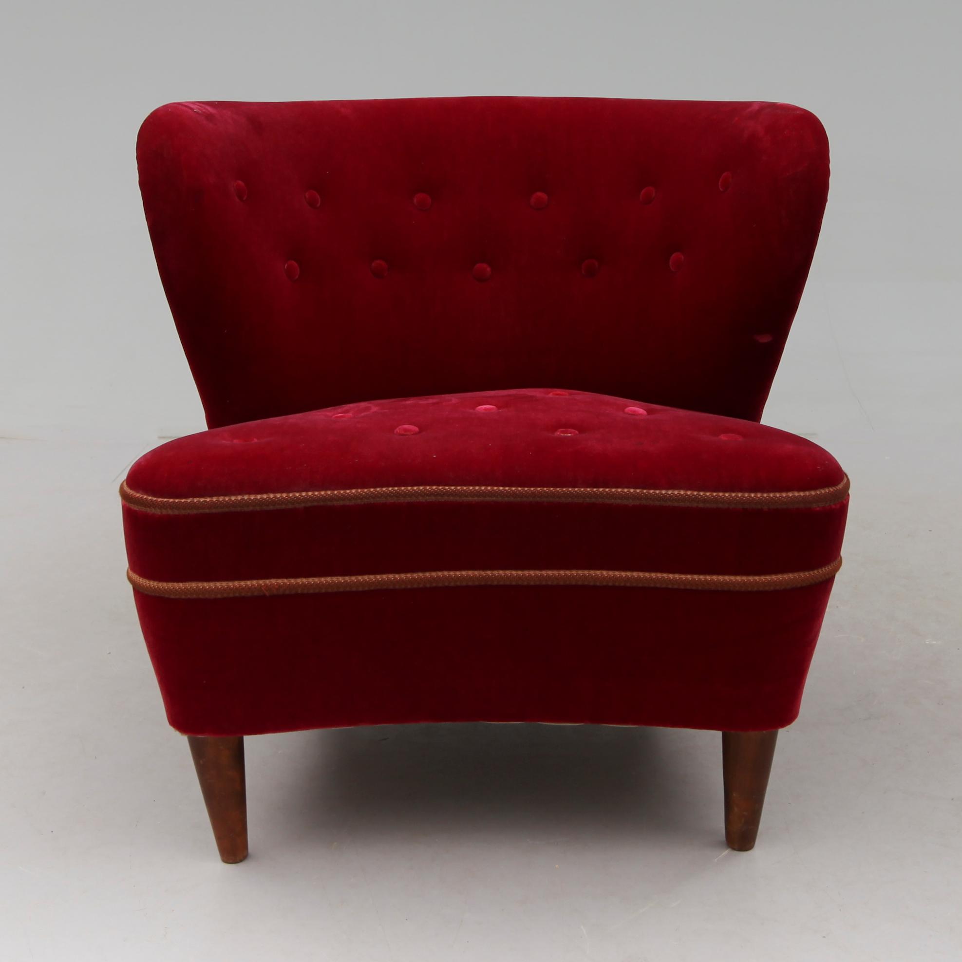 FÅTÖLJ, 1900-talets första hälft.