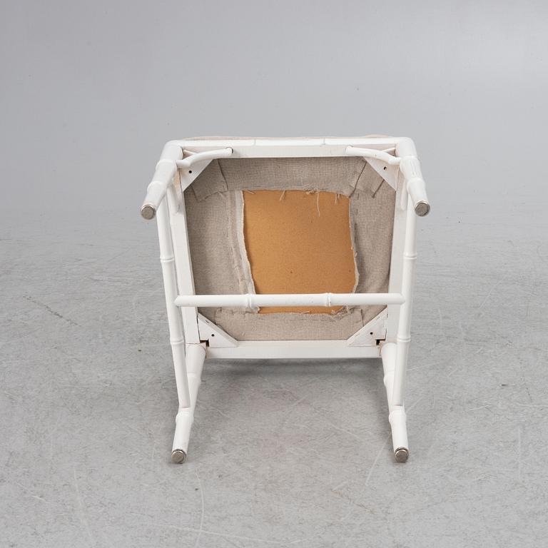 A 7-piece dining group, Miranda of Sweden, late 20th Century.