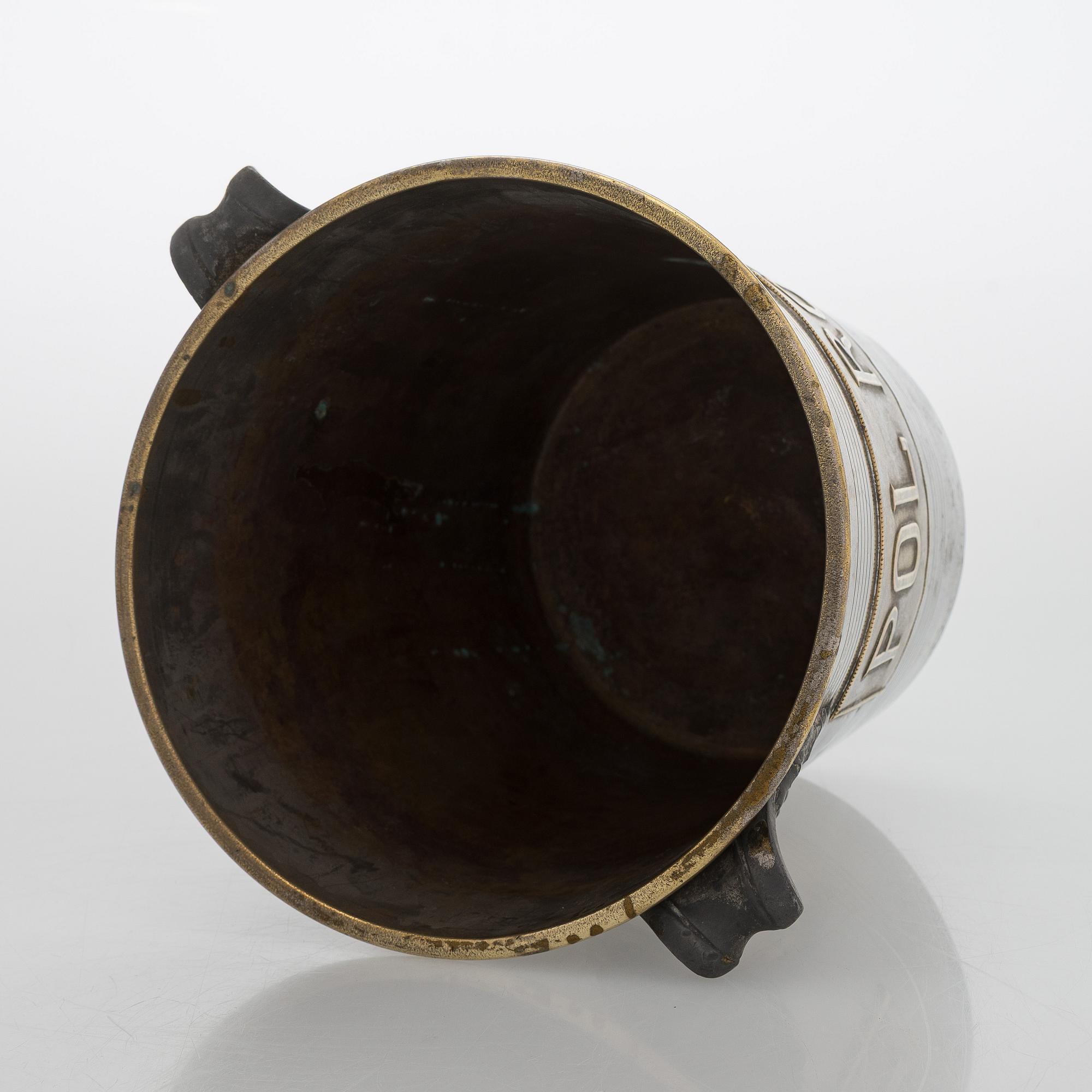 Champagne cooler, Pol Roger, Argit, France 1930s.