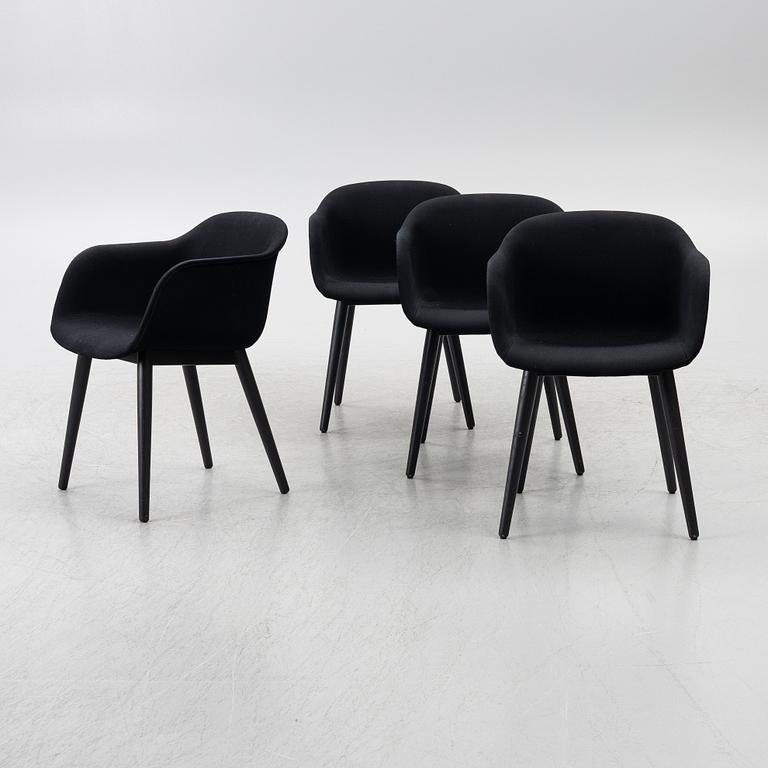 Stolar, 4 st, "Fiber armchair", Iskos-Berlin, Muuto.