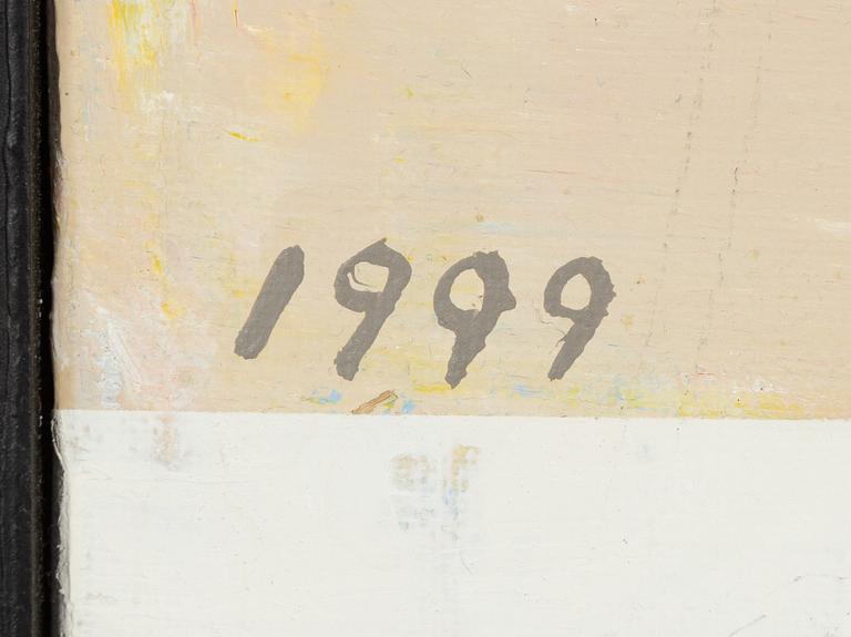 John Anton Risan, olja på duk, signerad och daterad 1999.