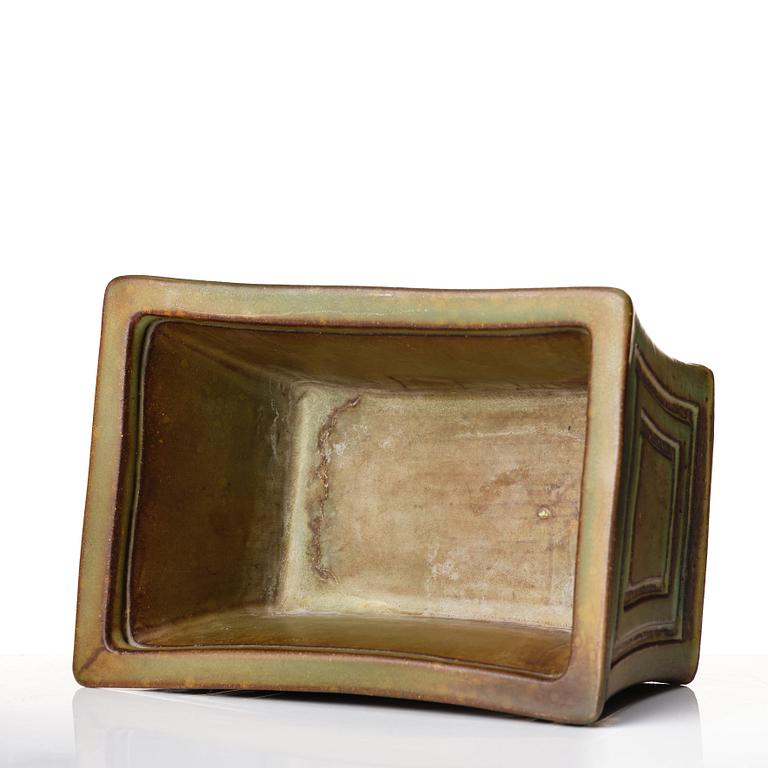 Wilhelm Kåge, a "Farsta" stoneware vase, Gustavsberg studio, Sweden 1952.