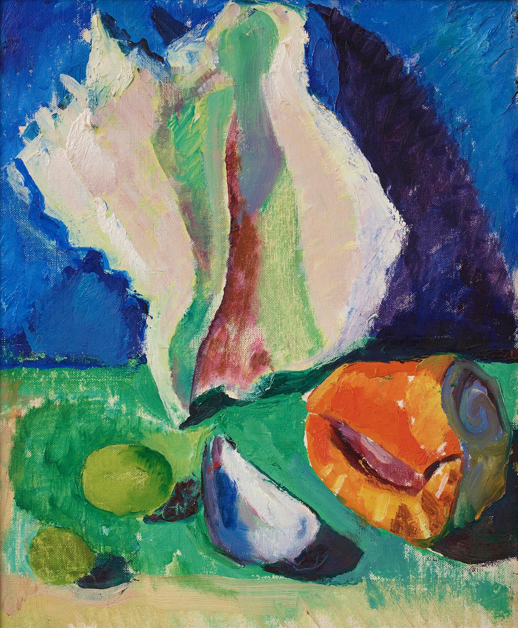 Still life with shells and verso "Antoine sleeping".