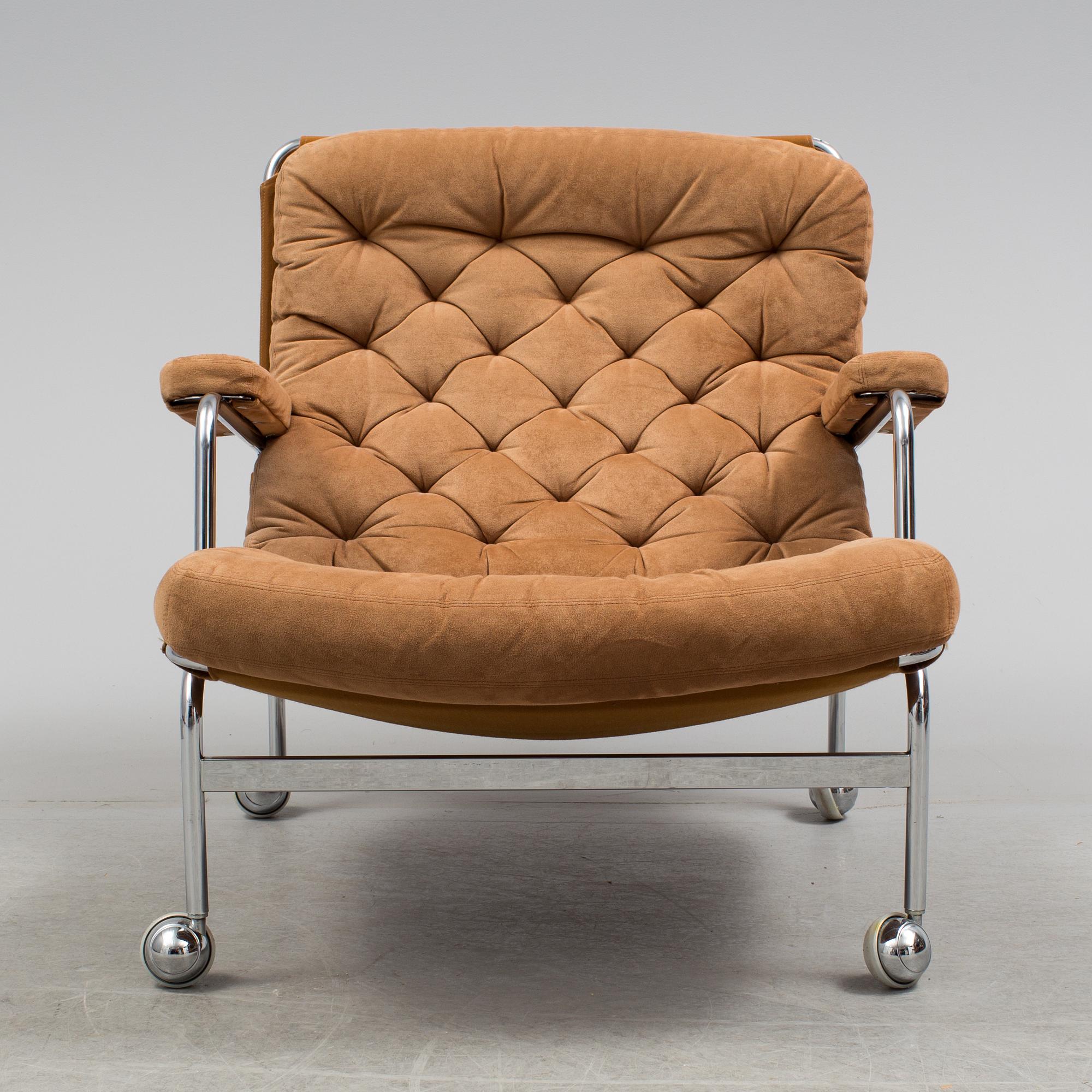 A 'Karin' easy chair by Bruno Mathsson, Dux.