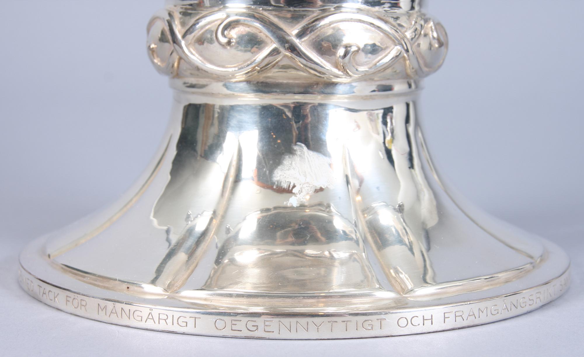 PRAKTSKÅL, silver, WA Bolin, 1926.