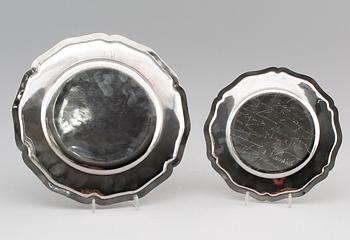 FAT, 2 st, silver, K. Andersson, Stockholm 1911/1920. Vikt ca 548 gram.