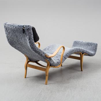 A beechwood 'Pernilla' lounge chair by Bruno Mahtsson for Karl Mathsson, dated 1960.