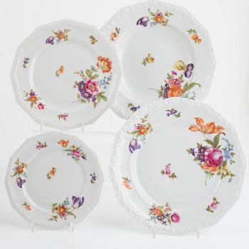 A 58-piece porcelain dinner service, "Maria", Rosenthal, Germany.