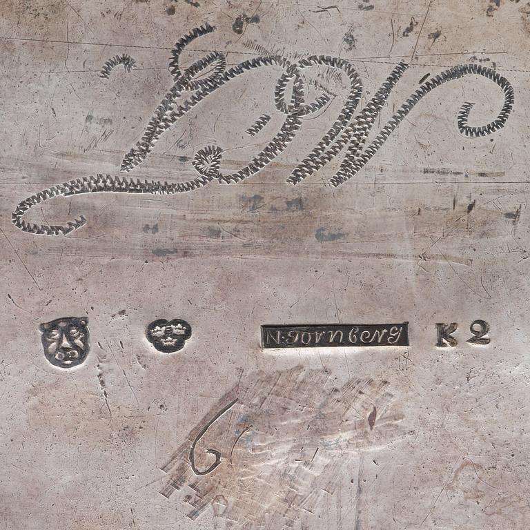 SOCKERSKRIN, av Nils Tornberg, Linköping, 1792. Gustavianskt.