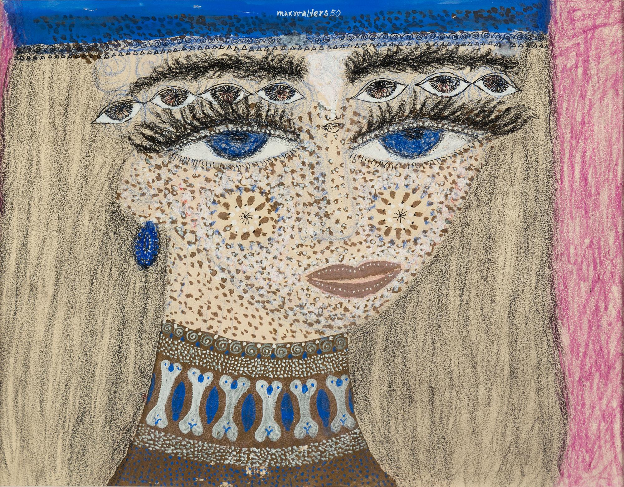 MAX WALTER SVANBERG, pastell and gouache, signed and dated 1948.