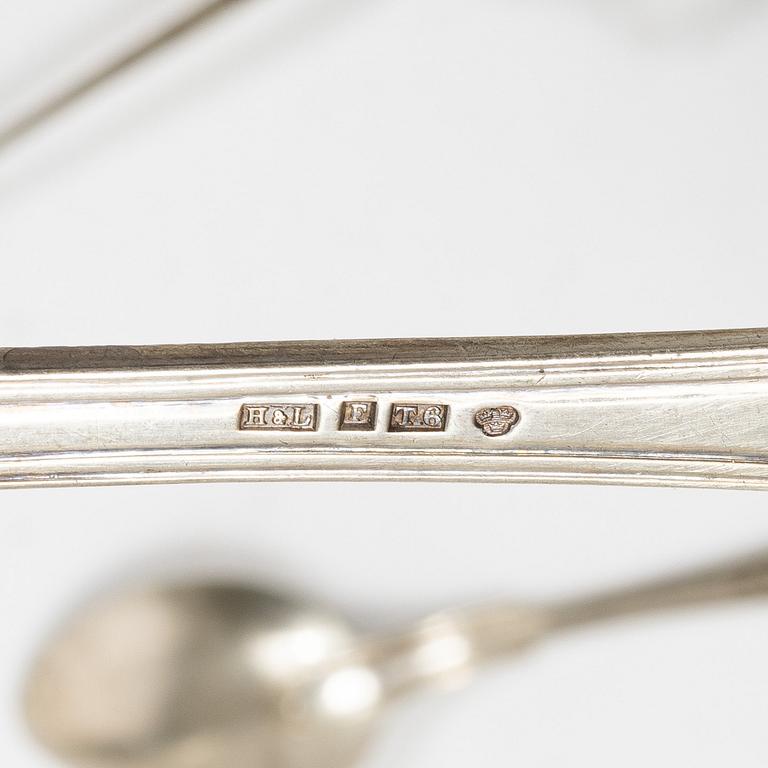 Cutlery, 47 pcs, silver, mostly Sweden.